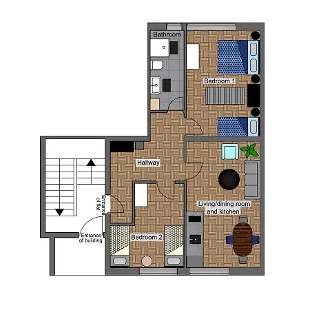 Cosy 2 Bedroom 75m2 * Mönchengladbach